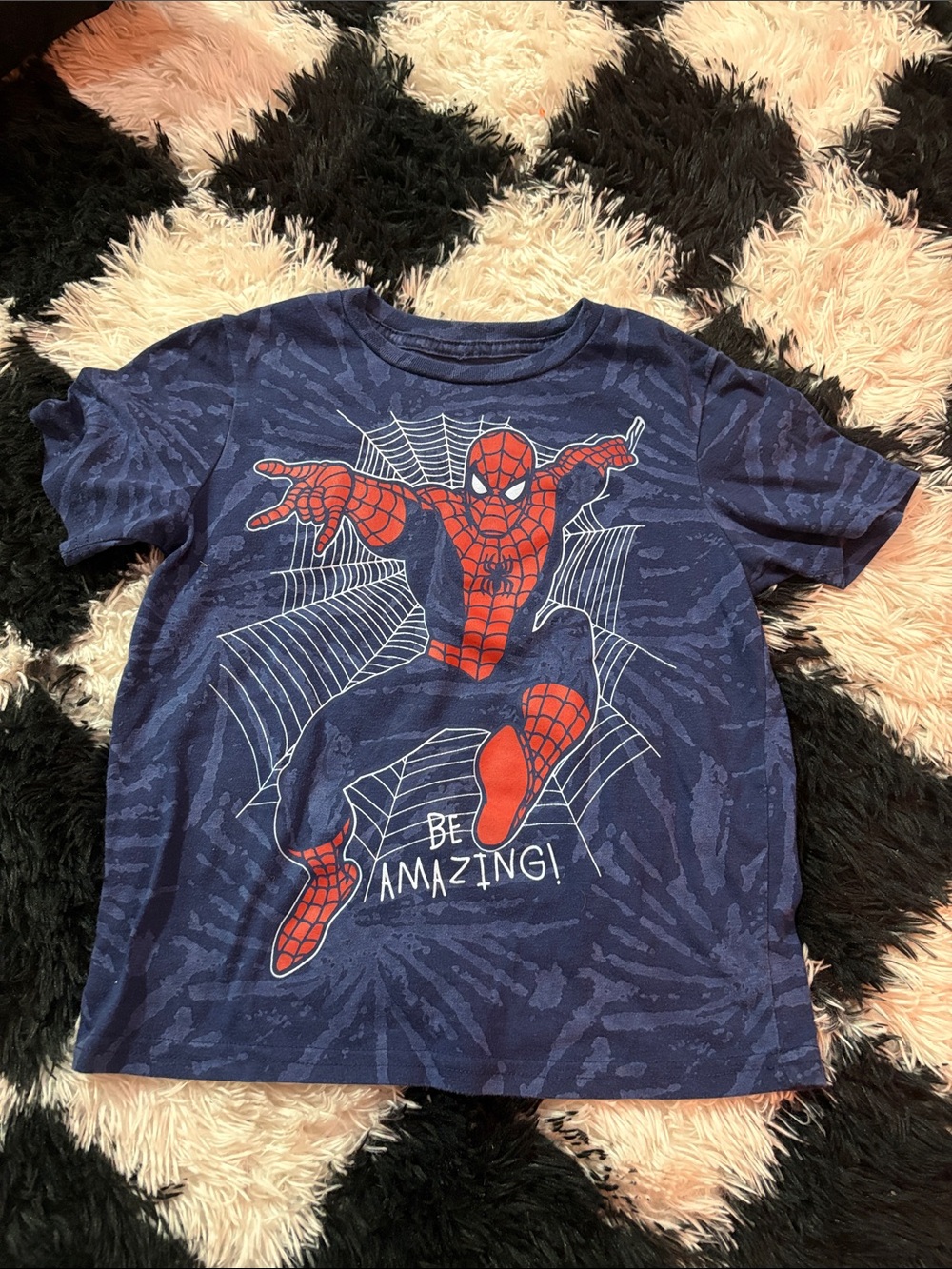 Marvel Boys Navy and Red Spider-Man Tee